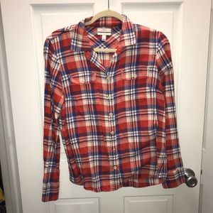 J. CREW Flannel Button Down